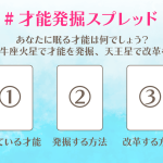 牡牛座火星×天王星・才能発掘スプレッド