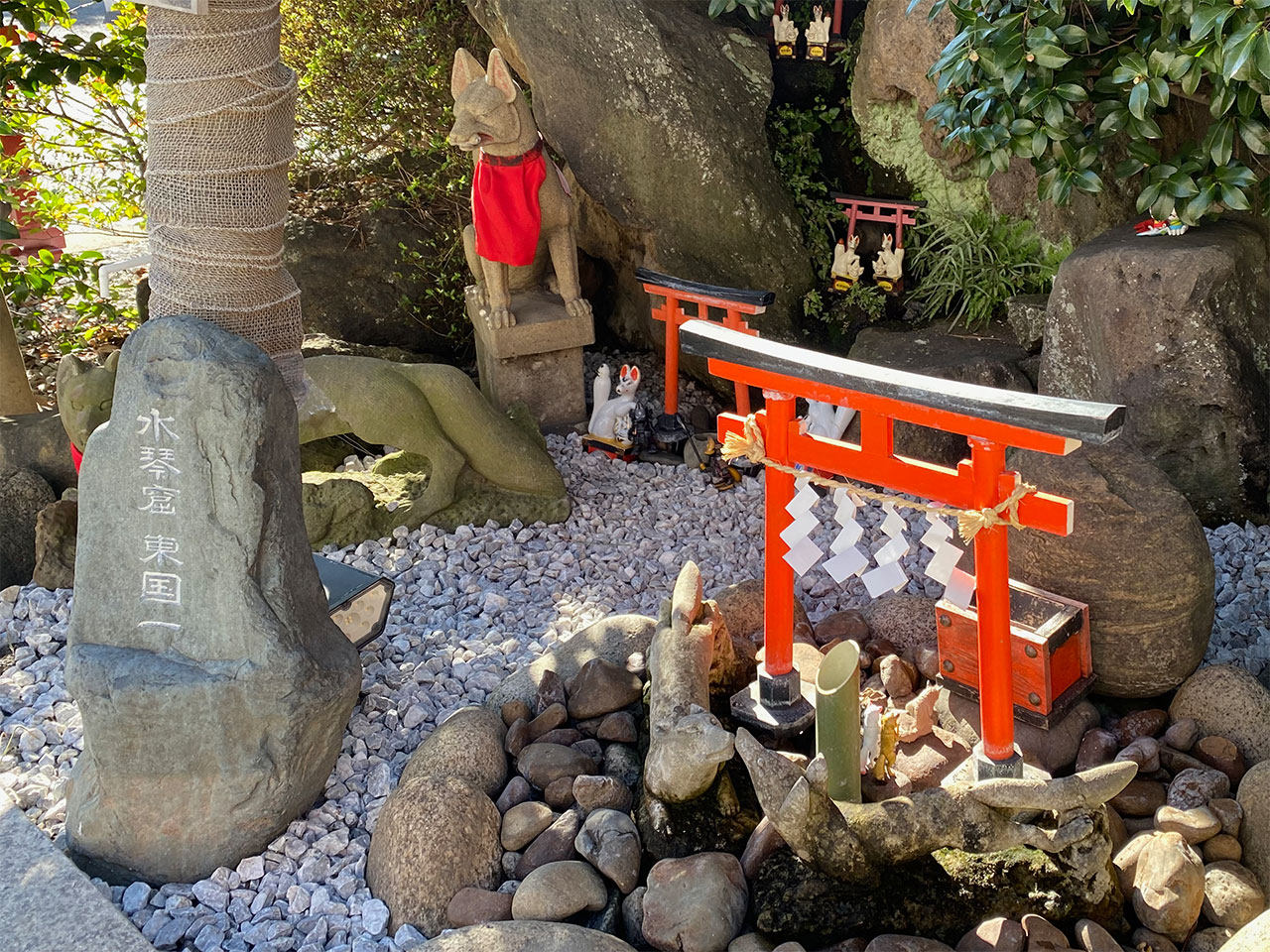 穴守稲荷神社、水琴窟