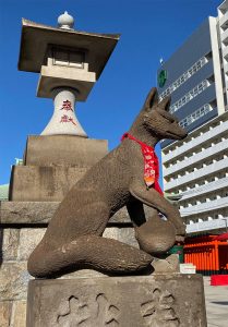穴守稲荷神社、狛狐