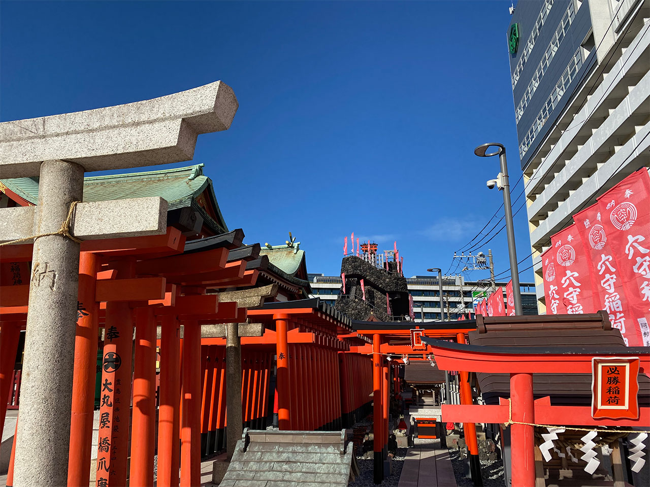 穴守稲荷神社、奥の宮と稲荷山